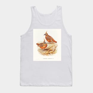 Rust-coloured Bronzewing Tank Top